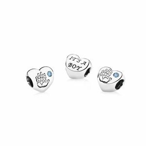 Pandora Jewelry - PANDORA Baby Boy Charm, Blue CZ Pandora Jewelry - PANDORA Baby Boy Charm, Blue CZ